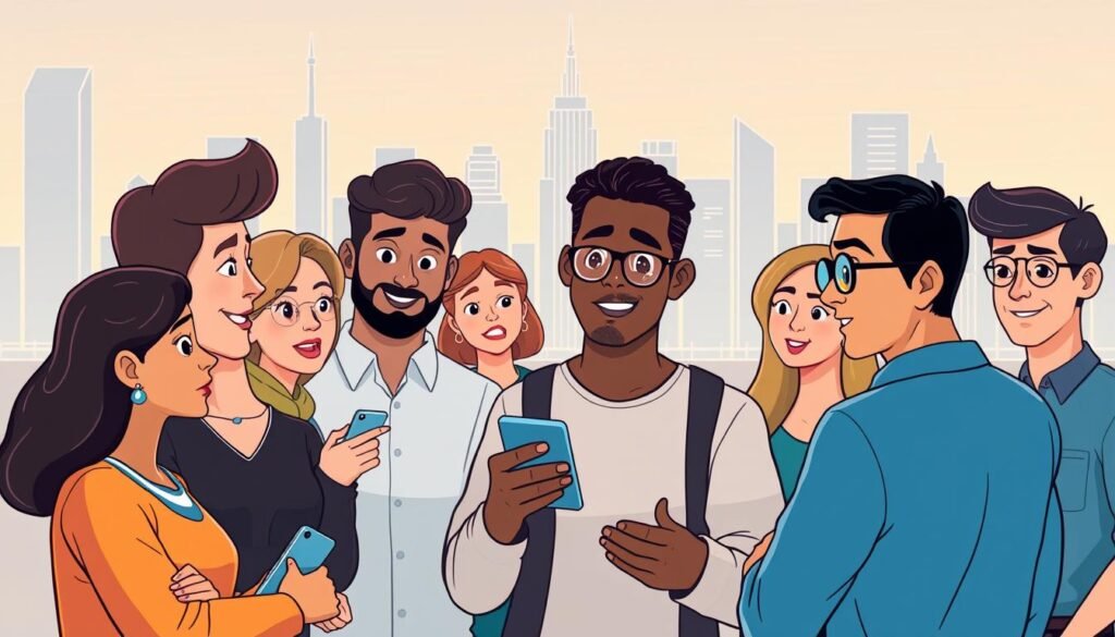 A vibrant and modern illustration depicting the common questions faced by users when trying out the UTown app. In the foreground, a group of diverse characters engaged in a lively discussion, their facial expressions conveying a mix of curiosity and concern. The middle ground showcases various mobile devices and UI elements, hinting at the technical aspects of the app. In the background, a sleek and minimalist cityscape sets the scene, with clean lines and a subtle color palette. The lighting is soft and diffused, creating a sense of warmth and approachability. The overall mood is one of friendly problem-solving, inviting the viewer to engage with the common challenges and discover the solutions within the UTown app. A vibrant and modern illustration depicting the common questions faced by users when trying out the UTown app. In the foreground, a group of diverse characters engaged in a lively discussion, their facial expressions conveying a mix of curiosity and concern. The middle ground showcases various mobile devices and UI elements, hinting at the technical aspects of the app. In the background, a sleek and minimalist cityscape sets the scene, with clean lines and a subtle color palette. The lighting is soft and diffused, creating a sense of warmth and approachability. The overall mood is one of friendly problem-solving, inviting the viewer to engage with the common challenges and discover the solutions within the UTown app.